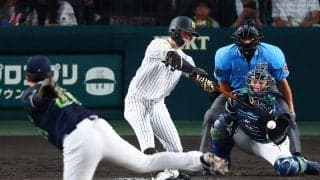 【阪神】中野拓夢はコンディション配慮の交代「全然大丈夫ですよ」直前に中前打も守備つかず