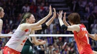 【バレー】日本が最終第５セットも制し劇的勝利　石川真佑がこの試合初のブロックポイントで逆転