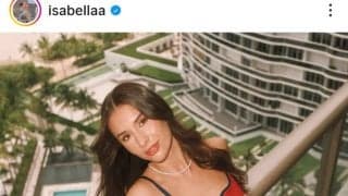 【Ｗ杯】敗退した怪物ハーランドの恋人が爆美女！おそろい風キャミワンピ姿