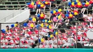 W杯ノルウェーのバイキング・ロー　高校野球のスタンドにも出現