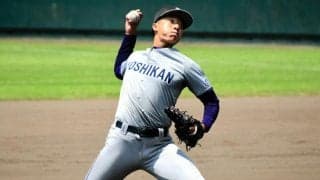 ピンチに登板、楊志館の公受投手　「甘く入った」一球悔やむ