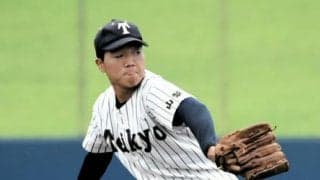 帝京三の奥田が八回1死までノーヒット、1安打完封で勝利　山梨大会
