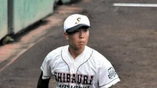 指に障害あって選んだ「左投げ右打ち」　芝浦工大柏・俵選手
