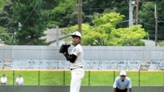 瀬田工のエース山崎投手、悔やむ六回　守備のほころびから失点