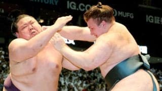 安青錦が連勝発進　大関復帰１０勝よりも優勝へ　美ノ海を寄り切るも浮かれず「まだ２日」
