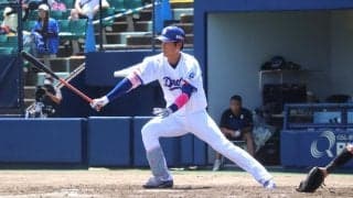 【中日】上林誠知「復帰早々暑くてDHで命拾い…」気温37度の約４カ月ぶり実戦で２打数１安打