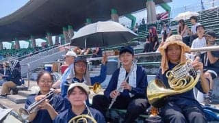 【高校野球】横須賀工、吹奏楽部１年生４人衆が全力演奏で鼓舞「少しでも野球部の力に」／神奈川