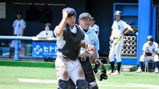 捕手に転向した上矢部の佐藤主将　「いいチームで野球がやれた」