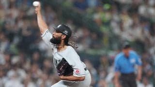 【ロッテ】ジャクソン６回途中２失点　安打と暴投で走者進め、四球出して降板