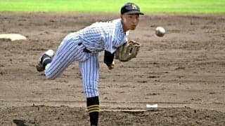 神戸北最後の野球部員、先発マウンドに立つ　砂泊投手「楽しかった」