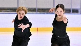 【フィギュア】宇野昌磨「クリムキン」体勢で本田真凜支える独創的リフト「後押ししてくれる技」
