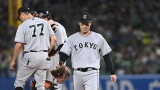 巨人連勝ストップ　阪神と２差に　山崎が今季初登板初先発も６回途中３失点　代打・坂本が同点３ラン放つも競り負け