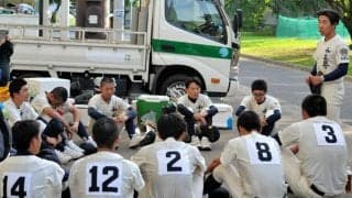 野球以外のことも成長しよう　和歌山高専のラストミーティング