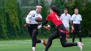 フラッグフットボール　世界選手権Ｖで五輪切符つかむ　日本代表・山本深由奈「金メダル目指してやりたい」