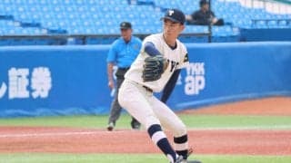 [硬式野球] 冨安の本塁打で追いつくも、投打噛み合わず敗戦／春季入替戦・第１回戦