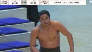 「身体能力ヤバ」ぜい肉“ほぼ皆無”な細マッチョ力士、驚異の動きが話題 土俵際で逆転も“まさか”の結末に落胆の声