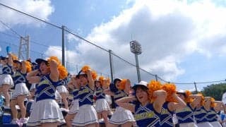 【高校野球】駒沢と法政、チアで華やかな名門対決　熱い声援で盛り上げ…試合の勝者は？／西東京