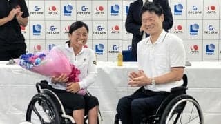 上地結衣「これから実感出てくるのかな」史上２人目生涯ゴールデンスラム　国枝慎吾さんも祝福「パフォーマンス想像の何倍も上」
