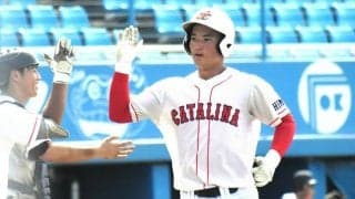 「大谷ルール」が生んだ降板後の本塁打　聖カタリナのエース土山隼人