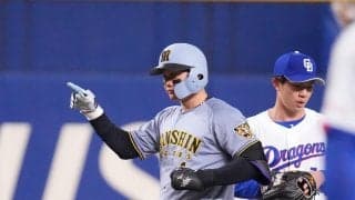 【阪神】森下翔太が電光石火の先制二塁打「今朝丸が先発なので早めに得点してあげたかった」