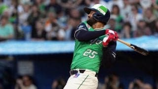 【ヤクルト】サンタナ「ホームランになってくれて…」先制16号ソロで来日初20本塁打あと４