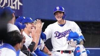 【中日】前夜３本塁打の阪神から左のボスラー、右の石川昂弥が本塁打　中西聖輝はプロ2勝目