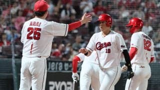 【広島】６回に打者９人の猛攻で５点を奪いDe東を攻略、前夜の借りを返す集中打による逆転勝利