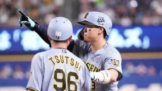 【阪神】８回に一挙３得点で１点差に迫る　佐藤輝明＆大山悠輔が連続タイムリー