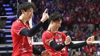 【バレー】石川祐希「なんとか勝てたがまだ３戦ある」イタリア破り開幕９連勝　