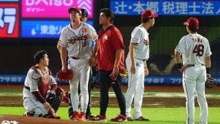 【楽天】前田健太、打球直撃のアクシデント乗り越え熱投「当たった瞬間に大体分かるので大丈夫」