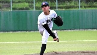 「惜しかったね」相棒にかけるエースの言葉　八幡南・坂井漣太朗投手