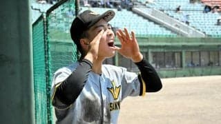 指名打者と主将の重責　山陽・東山選手「今日こそは」3回戦で初安打