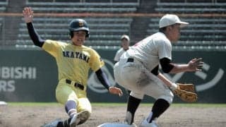 双子の弟へテンポ良く投げ込み13奪三振　岡山東商・岸本投手