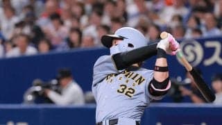 【阪神】「虎の浜ちゃん」が移籍後１号！浜田太貴が代打で左翼へ豪快アーチ描く