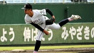 任されたマウンド投げきり「今後に生かす」　宮崎日大・椎葉蓮人さん