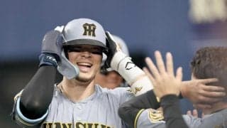 阪神・佐藤輝　逆転Ｖ弾！５戦５発２１号　六回までノーノー中日・柳から初本塁打　チーム３カード連続勝ち越し