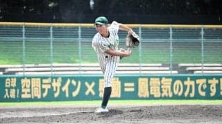 反撃ムード運んだ背番号7のリリーフ　京都先端科学大付の福本選手