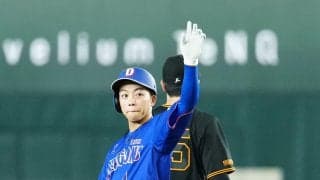 【中日】岡林勇希、巨人ウィットリーのノーノー阻止打！２死満塁から押し出しで６回に追いつく