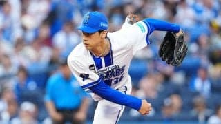 【DeNA】尾形崇斗、６回２失点で勝利投手の権利得て降板　５回まで完全投球