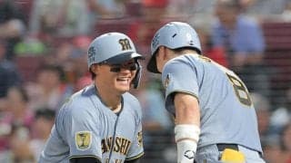 阪神が連勝で５月３０日以来の貯金１０　４年連続で前半戦の勝ち越し決定　森下が自己最多の２４号２ラン　梅野が今季初の２打点　才木はマツダで不敗神話継続
