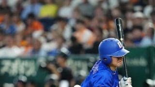 【中日】村松開人の背中に156キロ直撃「また明日どうなるかって感じですね」７回守備から交代