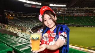 【ソフトバンク】“ハイボールの女王”りりさん　柔らかい笑顔で「女性の方も多く買ってくれます」