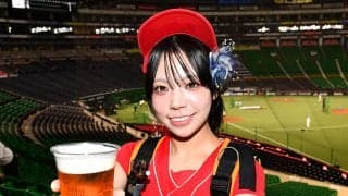 【ソフトバンク】“赤いラガービール娘”みつきさん　五つ年上の姉に憧れ「年間1万杯を目指す」