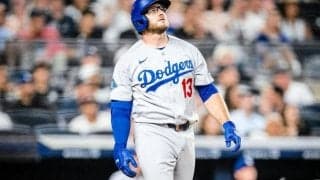 ドジャース　マンシーが確信の逆転アーチ　黒星消えた佐々木朗希がベンチでガッツポーズ→大きな拍手　コールの失投を完璧に捉える
