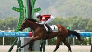 【小倉５Ｒ・２歳新馬】断然１番人気のウインガラハッドが逃げ切る　松山弘平騎手「つかまっているだけでした」