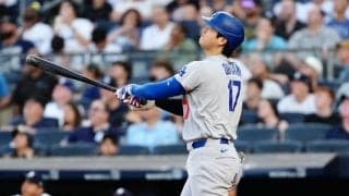 大谷翔平の「104」に観客「おぉぉ!!」　ヤ軍メディアも目が離せなかった7秒間