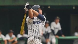 【高校野球】立教新座、今大会初延長制す　赤沢亮磨「一戦必勝で」10回サヨナラ打／埼玉