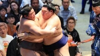 大の里が３連勝で４勝目　今場所初めて白星先行　過去２勝３敗と分の悪い伯乃富士を下す