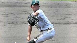父の言葉を胸に粘投「冷静になれた」　選抜経験した高知農・山下投手