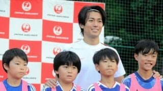 サッカー日本代表の中村敬斗、カットインを伝授「縦の意識が大事」